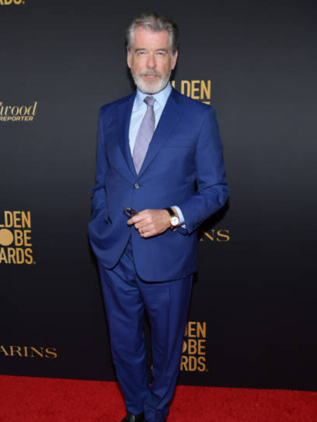 Pierce Brosnan Shows Off His New Grandson For The First Time